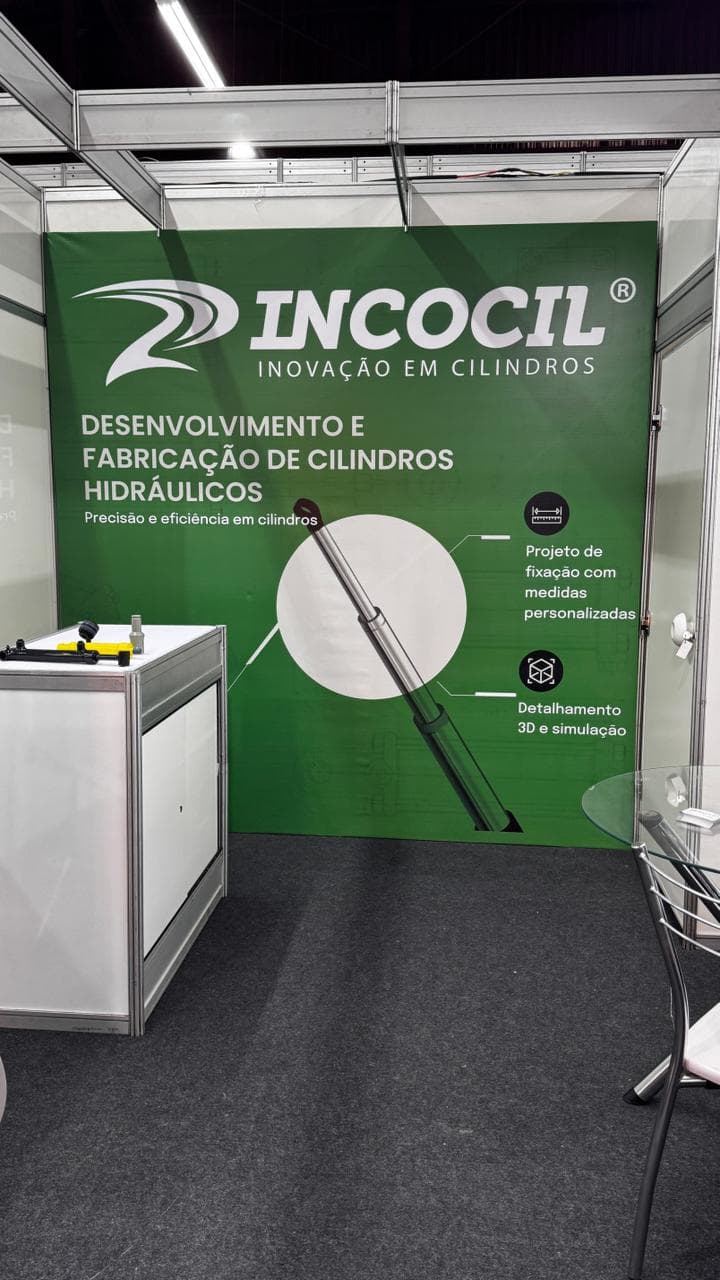 INCOCIL na Mercopar 2026: Inovação e Alta Performance em Cilindros Hidráulicos